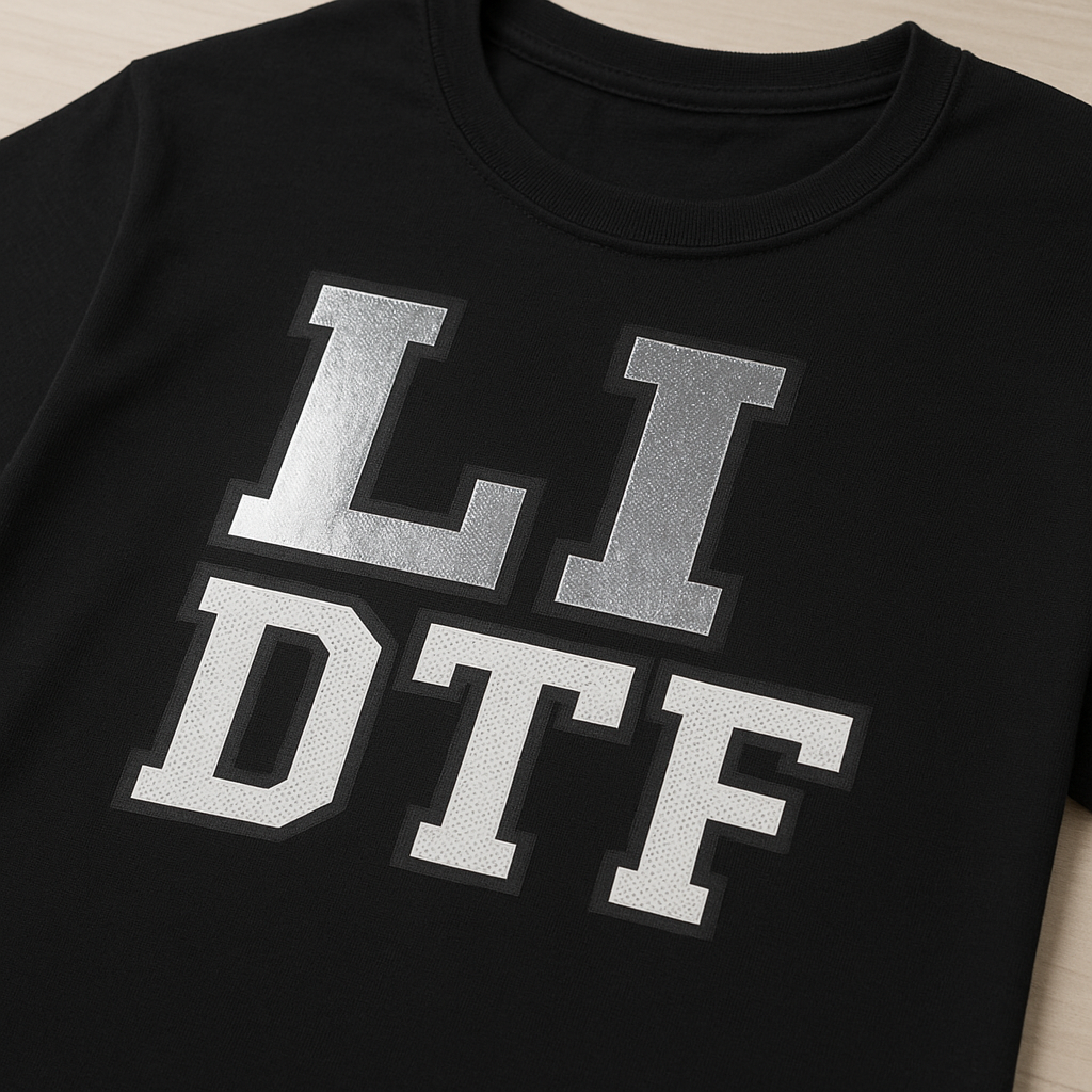 Gold & Silver Foil DTF Transfers